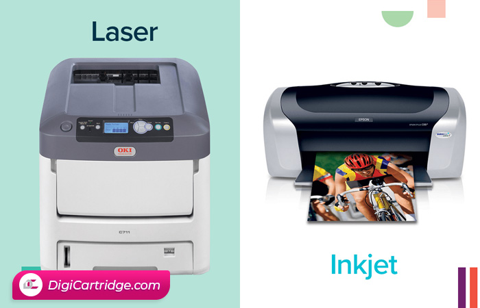 مقایسه سریع پرینترهای جوهر افشان و لیزری