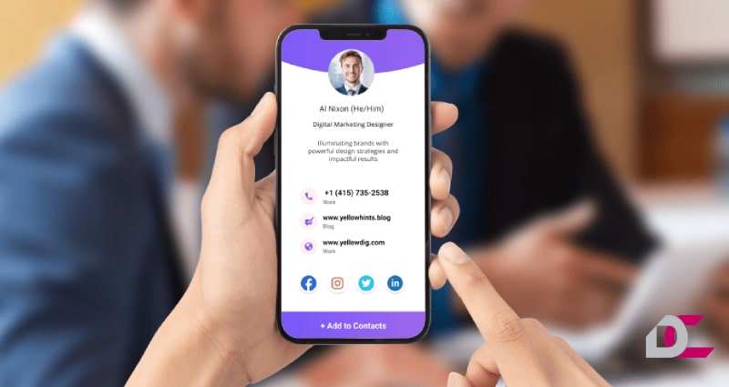 کارت ویزیت دیجیتال چیست؟