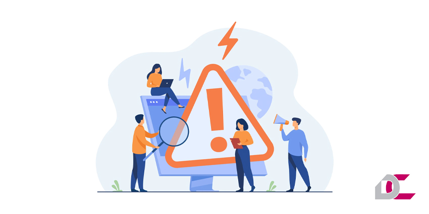 عدم چیدمان درست محتوا