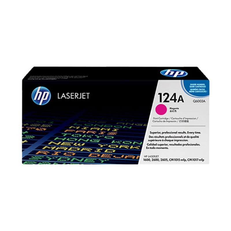 ست 4 رنگ کارتریج تونر لیزر رنگی  HP 124A