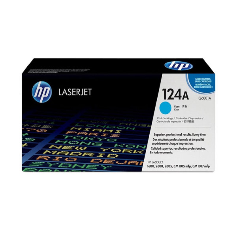 ست 4 رنگ کارتریج تونر لیزر رنگی  HP 124A