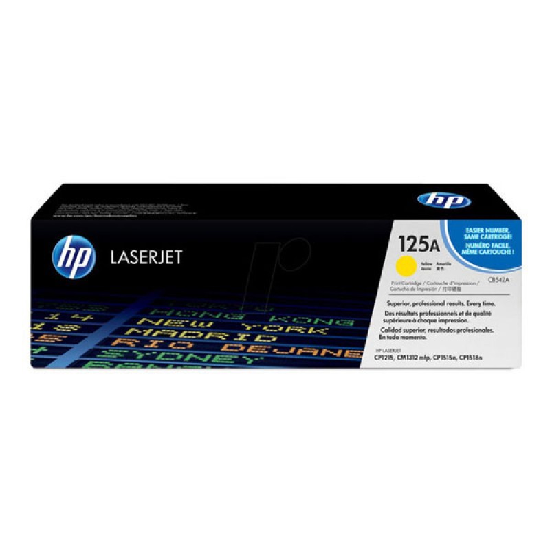 کارتریج تونر لیزری  زرد اچ پی  HP 125A