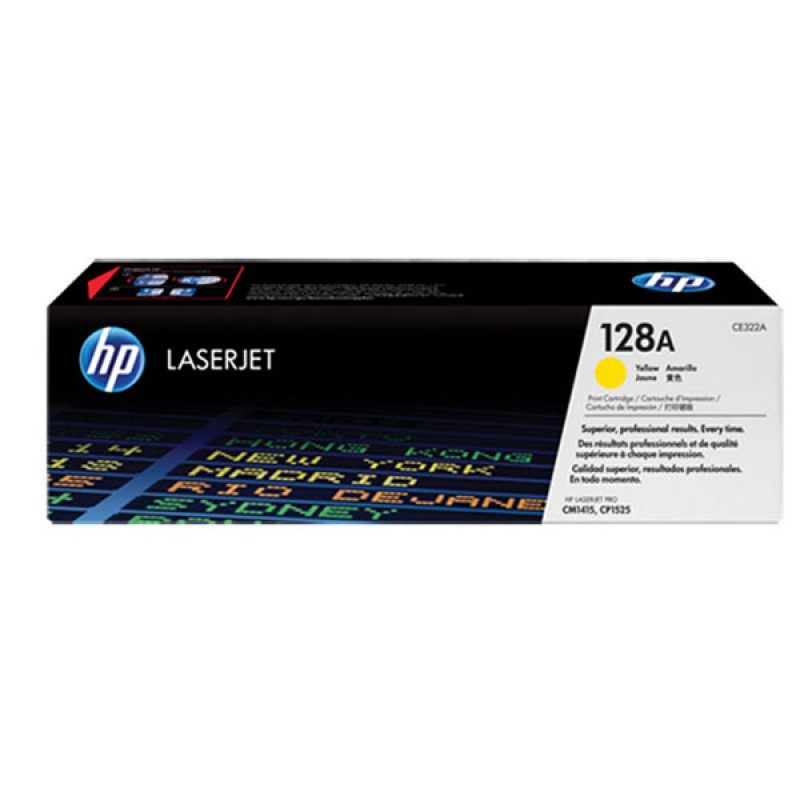 کارتریج تونر لیزری  زرد اچ پی  HP 128A