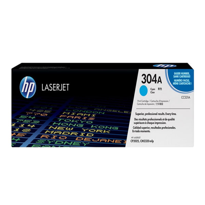 کارتریج تونر لیزری  آبی  اچ پی  HP 304A