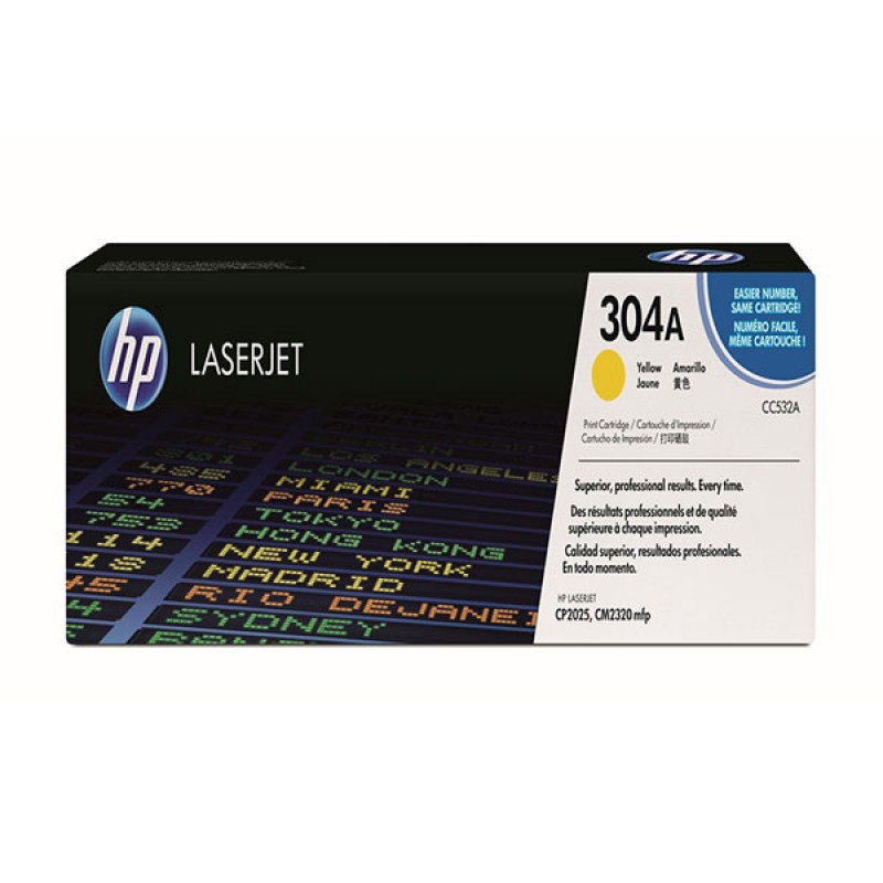 ست 4 رنگ کارتریج تونر لیزر رنگی  HP 304A