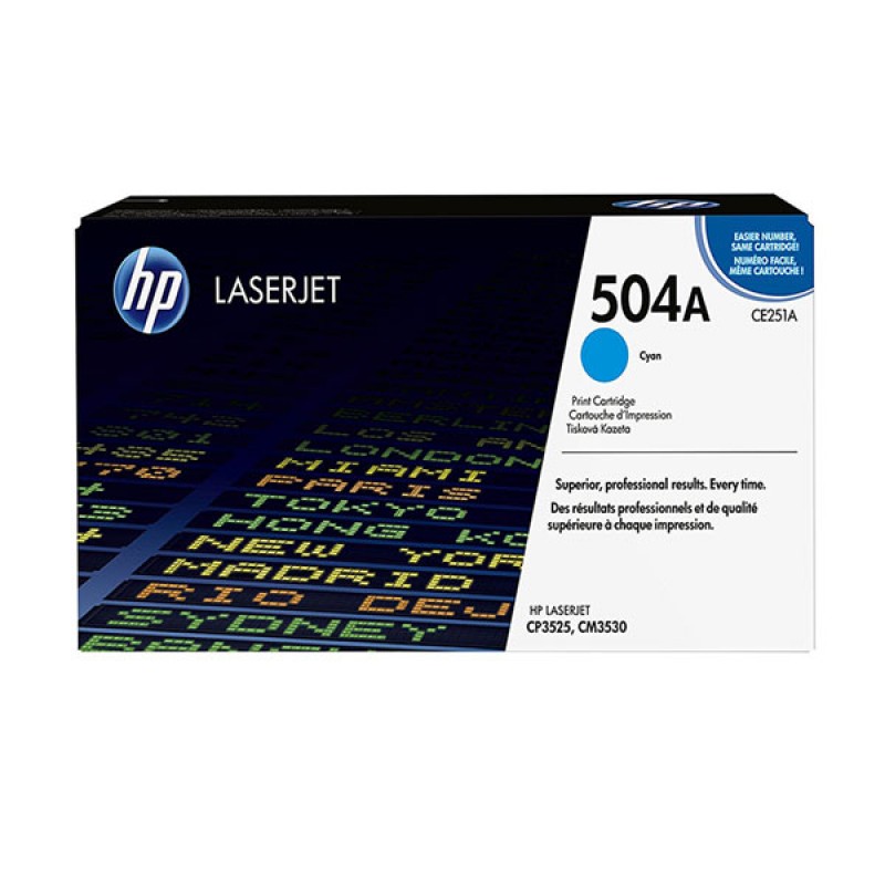 کارتریج تونر لیزری  آبی  اچ پی  HP 504A
