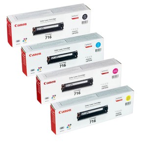 ست 4 رنگ کارتریج تونر لیزر رنگی  Canon 716