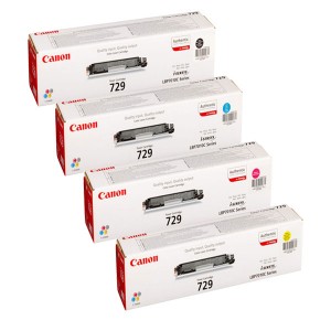 ست 4 رنگ کارتریج تونر لیزر رنگی  Canon 729