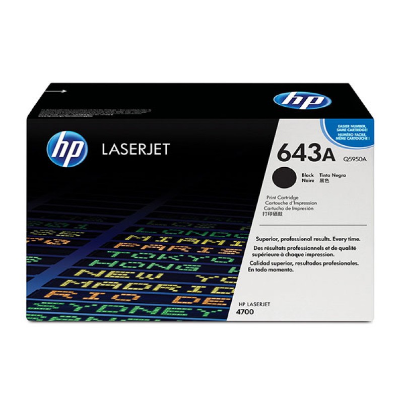 کارتریج تونر لیزری  مشکی  اچ پی  HP 643A