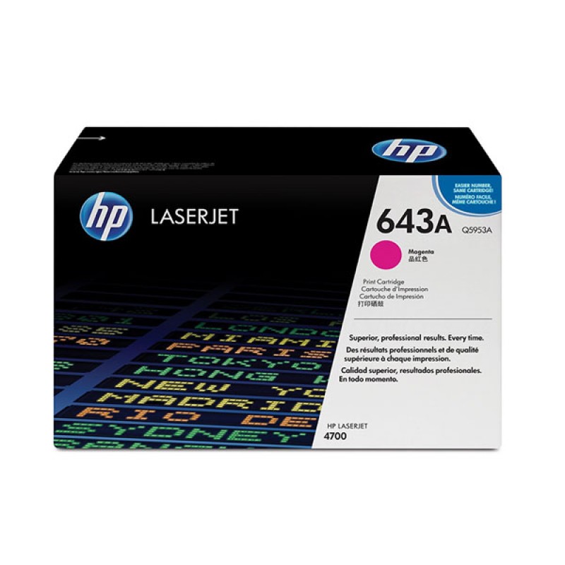 کارتریج تونر لیزری  قرمز اچ پی  HP 643A
