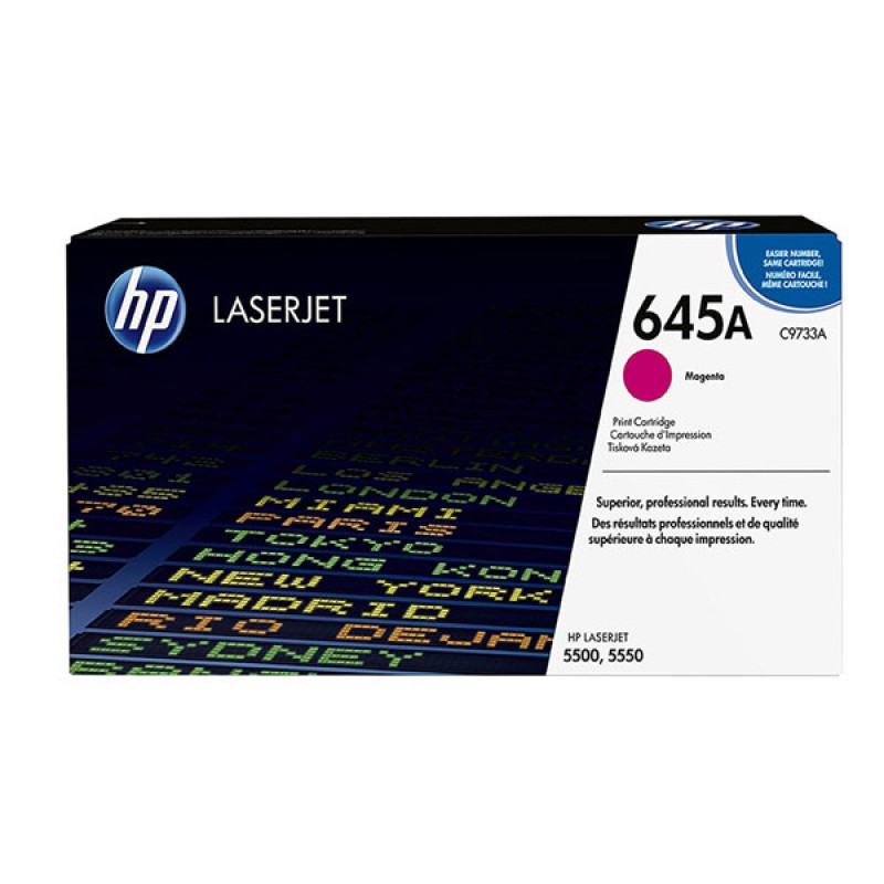 ست 4 رنگ کارتریج تونر لیزر رنگی  HP 645A
