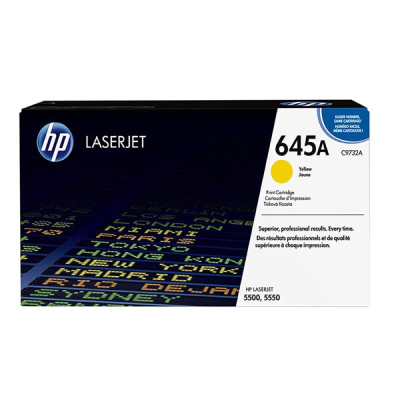 ست 4 رنگ کارتریج تونر لیزر رنگی  HP 645A