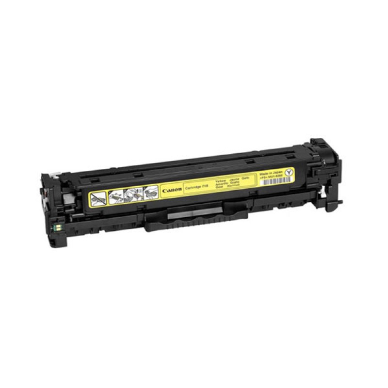 کارتریج تونر لیزری  زرد کانن  Canon 718