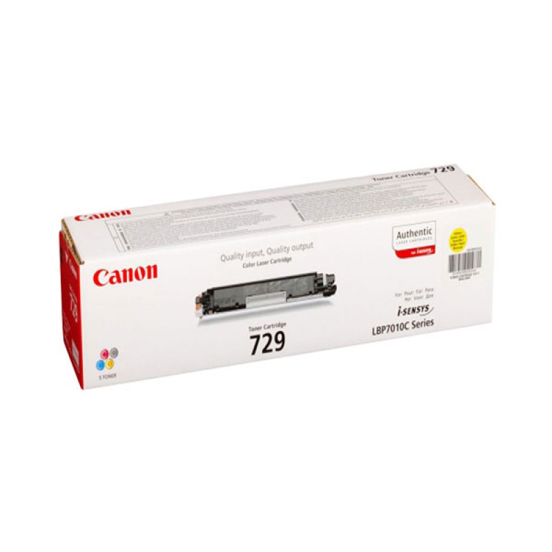کارتریج تونر لیزری  زرد کانن  Canon 729