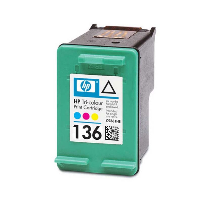 کارتریج جوهرافشان  رنگی  اچ پی  HP 136