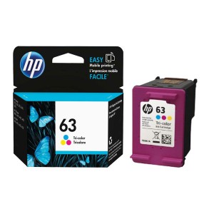 کارتریج جوهرافشان  رنگی اچ پی HP 63