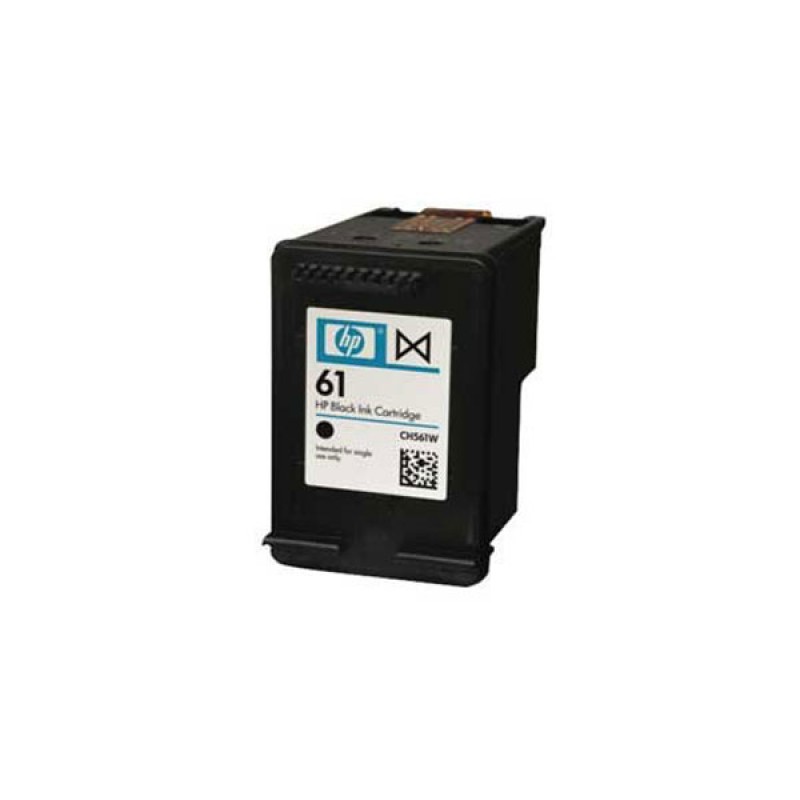 کارتریج 61 اچ پی مشکی اصلی ، طرح فابریک