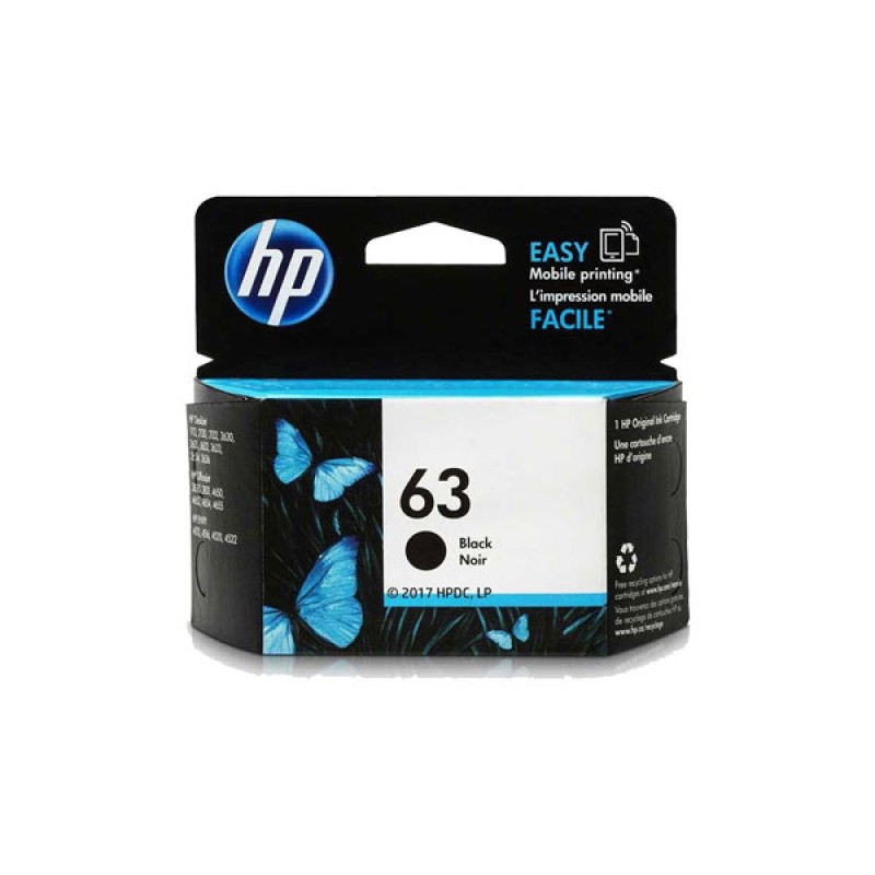 کارتریج جوهرافشان  مشکی  اچ پی HP 63