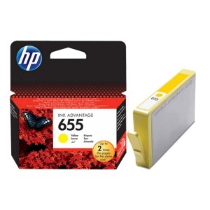 کارتریج جوهرافشان  زرد اچ پی HP 655