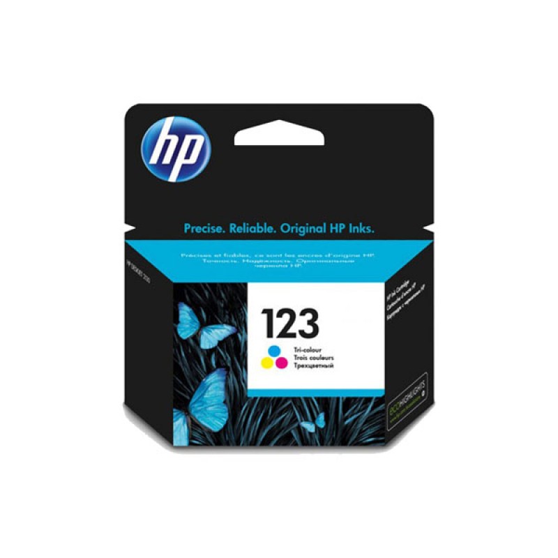 کارتریج hp 123 رنگی اورجینال
