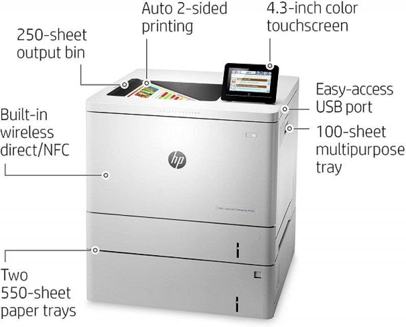 پرینتر اچ پی لیزر رنگی تک کاره  HP M553 x