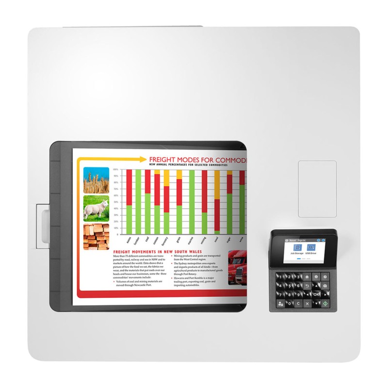 پرینتر لیزری رنگی اچ‌پی مدل HP M554dn