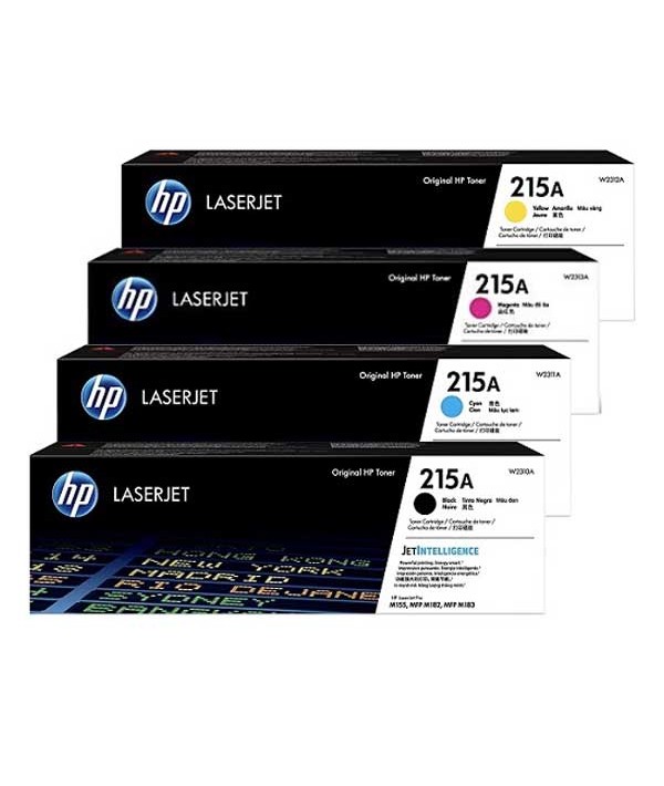 ست کامل کارتریج لیزری رنگی اچ پی Hp 215a