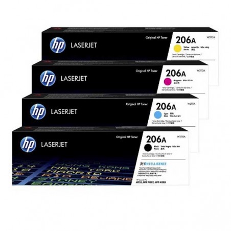 معرفی کارتریج تونر زرد لیزری مدل HP 206A YELLOW W2112A