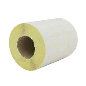 لیبل کاغذی 15x34 میلیمتری سه ردیفه