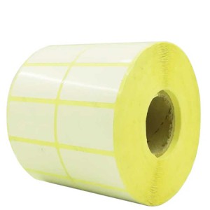لیبل کاغذی 25x50 میلیمتری دو ردیفه