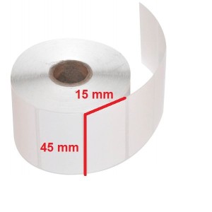 لیبل حرارتی  تک ردیفه 15x45