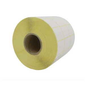 لیبل کاغذی 25x35 میلیمتری سه ردیفه