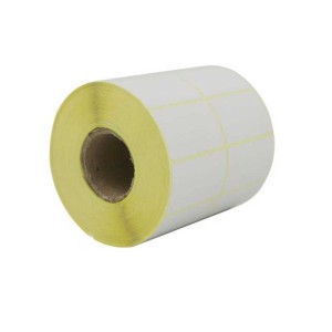 لیبل کاغذی 30x50 میلیمتری دو ردیفه