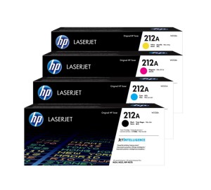 کارتریج HP 212A ست چهاررنگ اچ پی اورجینال طرح شرکتی