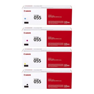 کارتریج CANON 055 ست چهاررنگ کانن اورجینال طرح شرکتی