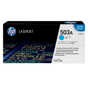 کارتریج آبی اچ پی لیزری HP 503A Cyan Q7581A