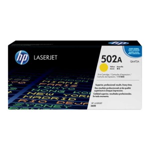 کارتریج زرد اچ پی لیزری HP 502A Yellow Q6472A