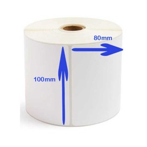 لیبل pvc 80x100 تک ردیفه