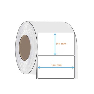لیبل pvc 100x100 تک ردیفه