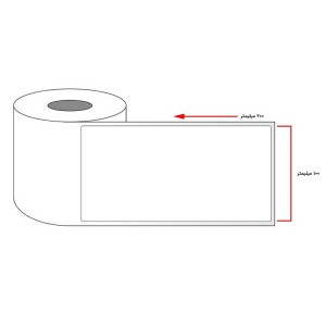 لیبل pvc 100x200 تک ردیفه